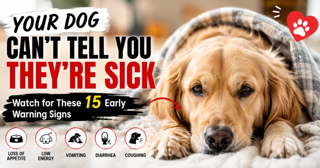 Your Dog Can't Tell You They're Sick-Watch for These 15 Early Warning Signs